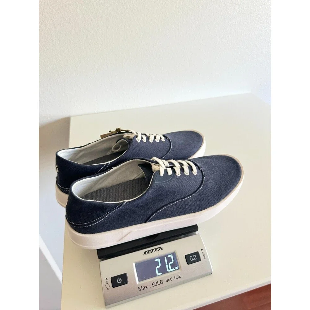 NWT Olukai Tradewind Mood Indigo Navy Blue Casual Shoes Sneakers Canvas Men's 10